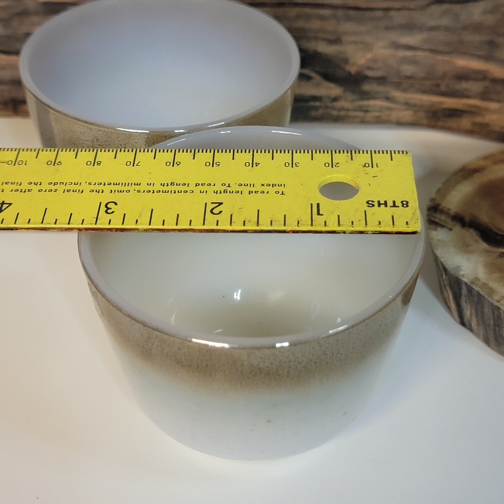 Federal Glass Vintage 1960's Custard Cups Set Of 4. Made In USA - Picture 8 of 8